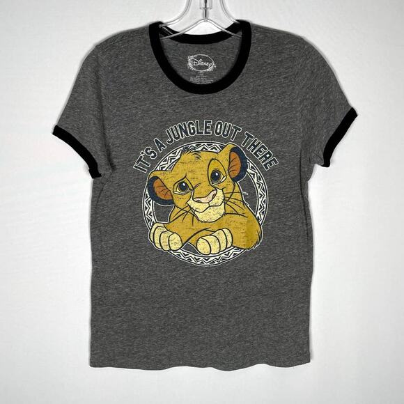 Bundle of 2 Disney Aladdin/Lion King Ringer Style Shirts Size L - Picture 5 of 7